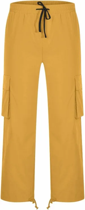 Mens Casual Joggers Unisex Fleece Jogging Bottoms Neon Orange Sweatpants Men Workout Pants for Men Travel Pants