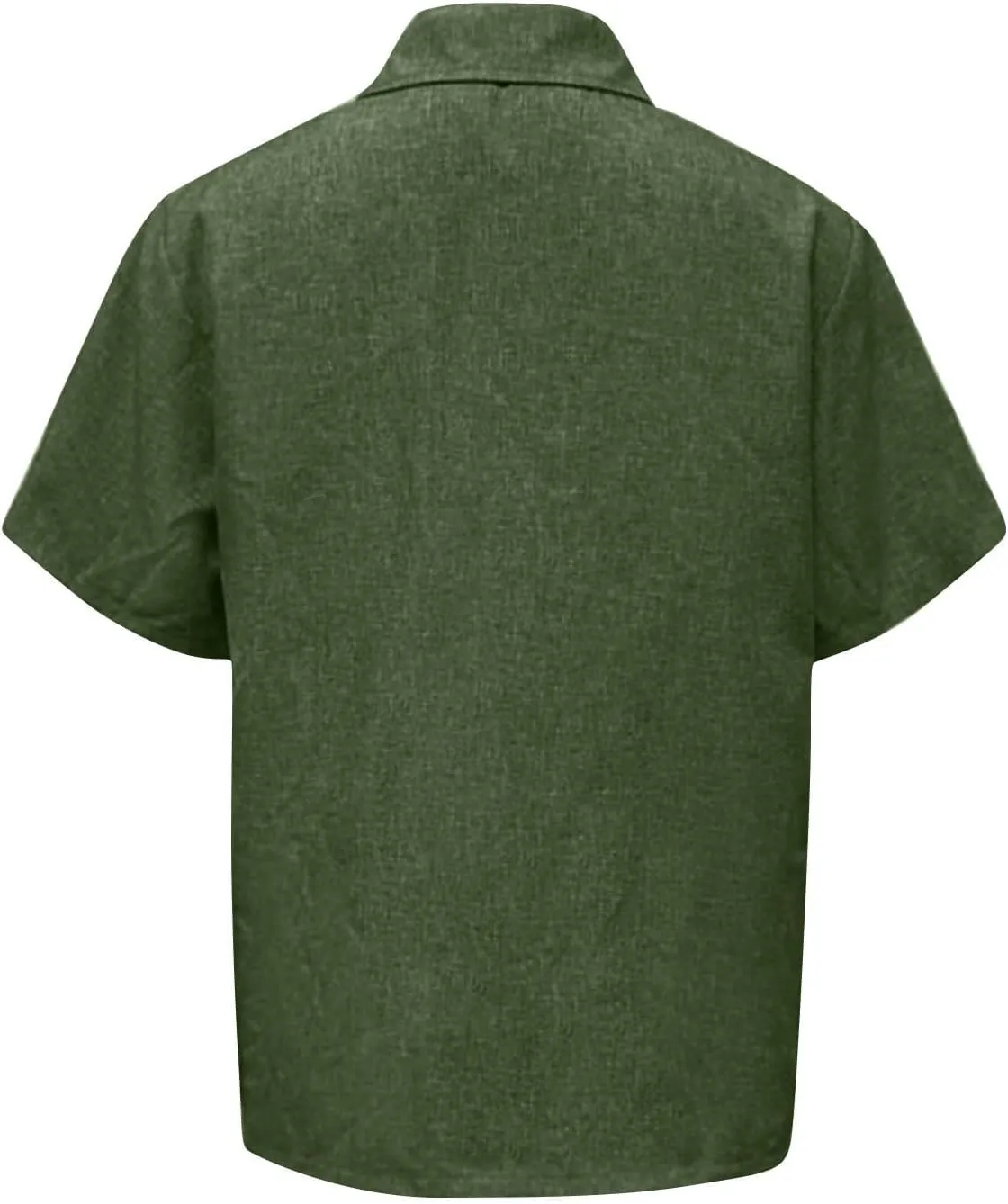 Men's Casual Polo Shirts Short Sleeve Classic Button Distressed Washed T-Shirt Summer Stylish Retro Golf Basic Tees
