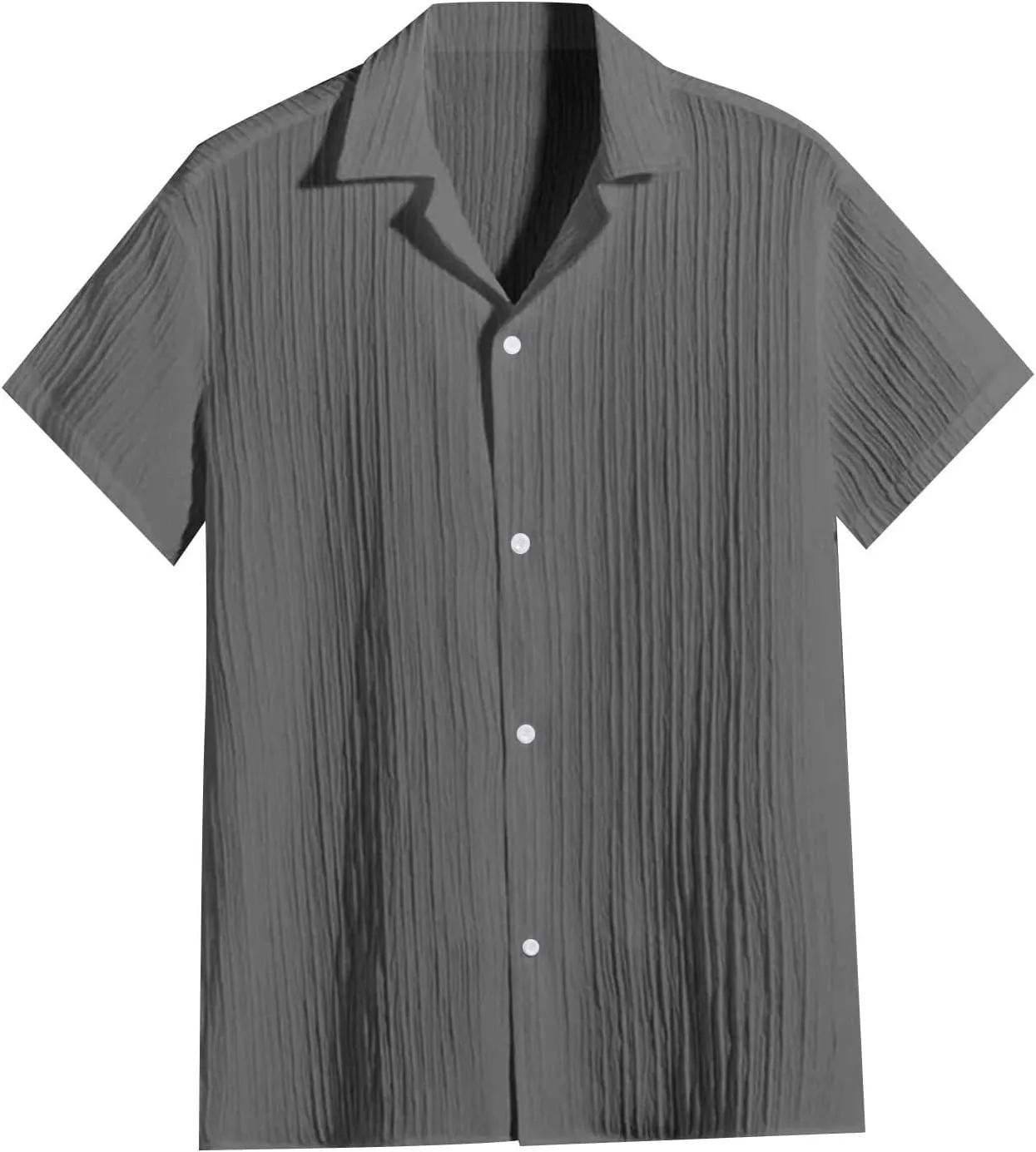 Men's Casual Shirts Short Sleeve Button Down Shirt Linen Shirt Wedding Beach Fashion Shirt Vacation Hawaiian Shirt
