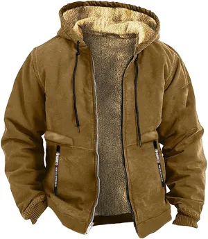 Mens Faux Leather Jacket Cozy Sherpa Fleece Lined Bomber Jackets Winter Coat Heavyweight Suede Faux Fur Overcoats