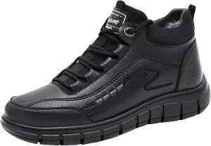 Mens Hiking Boots, Waterproof Hiking Boots Athletic Sneaker Boots Warm Outdoor Boots Womens Winter Shoes