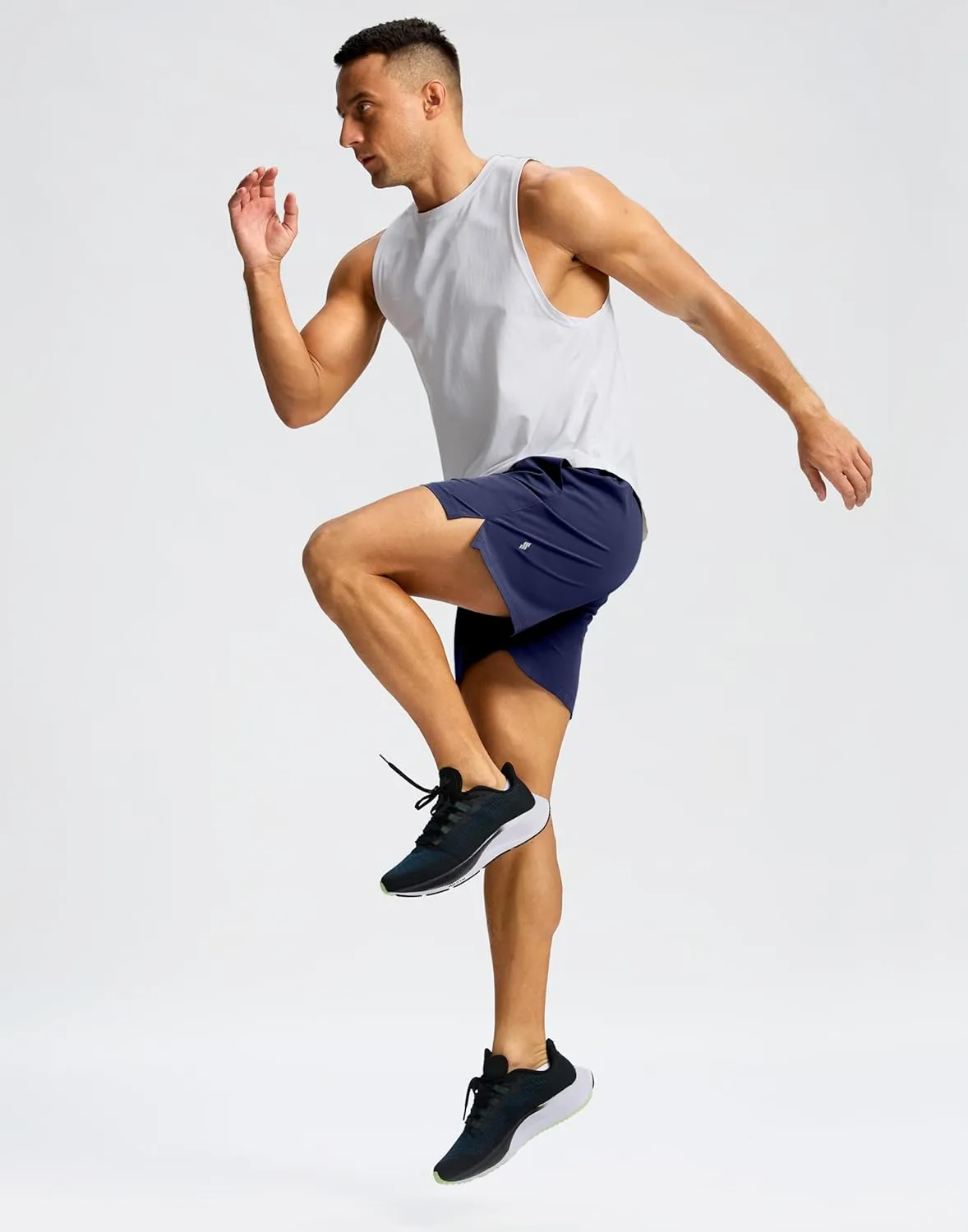 Men's Running Shorts with Zipper Pockets 7"/ 5" / 9" Lightweight Quick Dry Basketball Gym Workout Athletic Shorts for Men