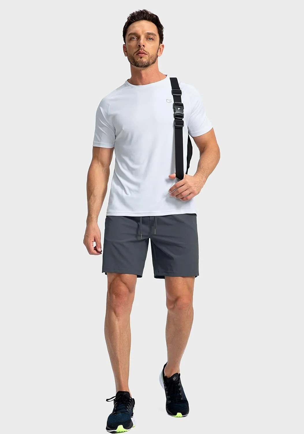 Men's Running Shorts with Zipper Pockets 7"/ 5" / 9" Lightweight Quick Dry Basketball Gym Workout Athletic Shorts for Men