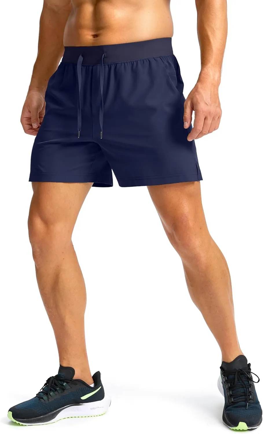 Men's Running Shorts with Zipper Pockets 7"/ 5" / 9" Lightweight Quick Dry Basketball Gym Workout Athletic Shorts for Men