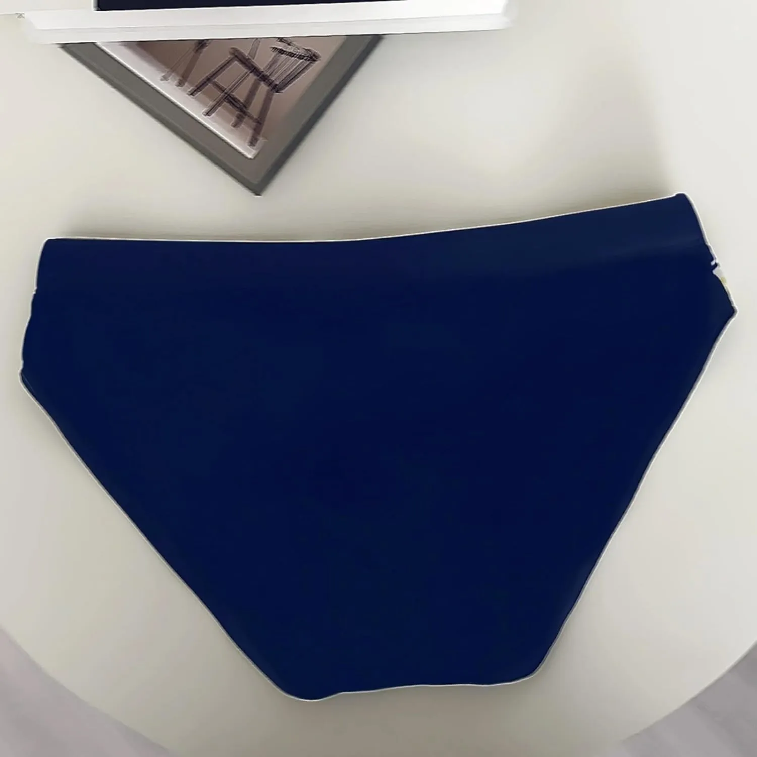 Men's Sexy Mid Rise Quick Dry Swim Briefs Hot Body Bikini Bottoms Drawstring Swimwear Truncks Beach Holiday Swimsuits