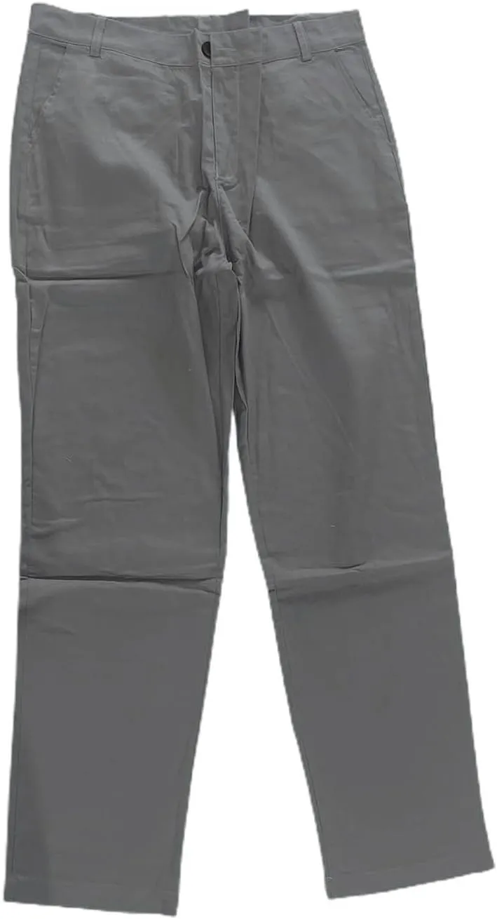 Mens Slim Fit Chino Pants Stretch Lightweight Business Suit Dress Pants Casual Wrinkle Free Quick Dry Work Trousers