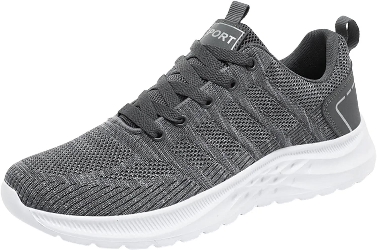 Men's Slip on Walking Shoes Casual Dressy Memory Foam Breathable Mesh Fashion Sneakers Non Slip Arch Support Cushioning Workout Tennis Shoes Wide Width