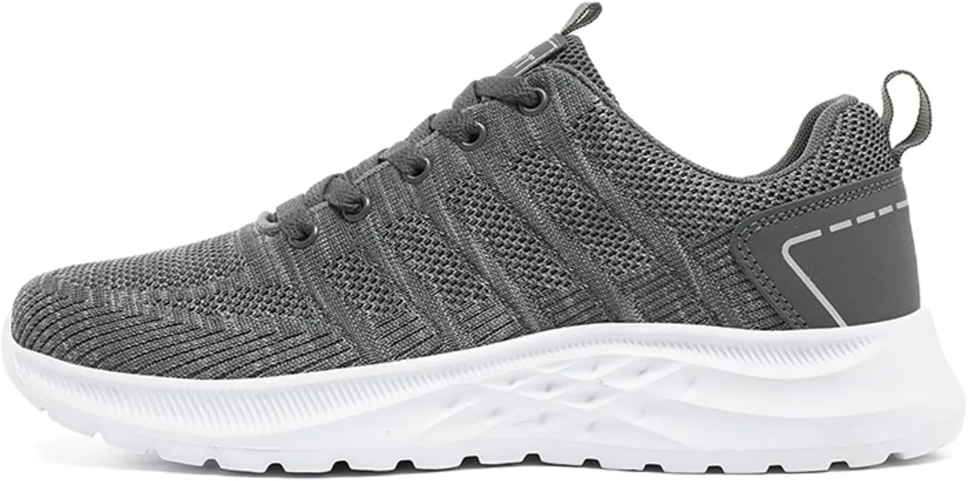 Men's Slip on Walking Shoes Casual Dressy Memory Foam Breathable Mesh Fashion Sneakers Non Slip Arch Support Cushioning Workout Tennis Shoes Wide Width