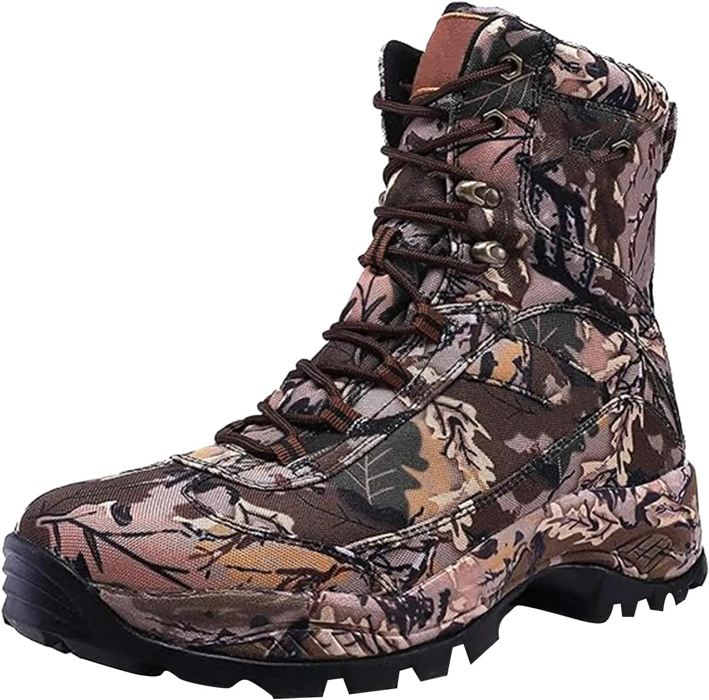 Men's Tactical Boots, Waterproof Trekking Boots, Breathable Outdoors Desert Boots, Anti Slip Lightweight Hiking Boots