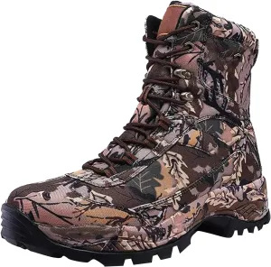 Men's Tactical Boots, Waterproof Trekking Boots, Breathable Outdoors Desert Boots, Anti Slip Lightweight Hiking Boots