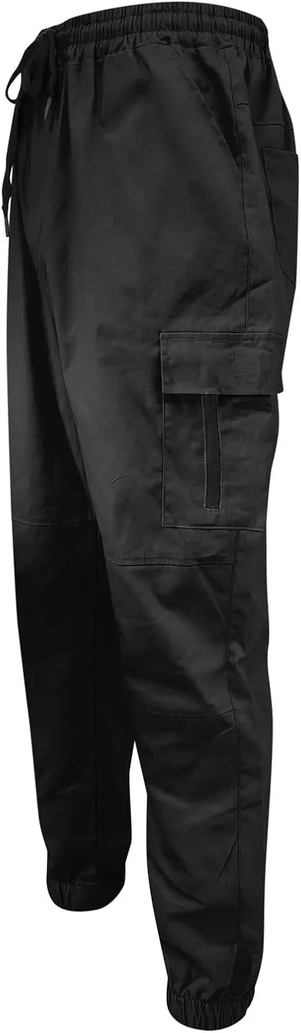 Mens Workout Cargo Sweatpants Fit Casual Trousers Mens Lightweight Running Gym Jogger Pants Men's Workout Sweatpants
