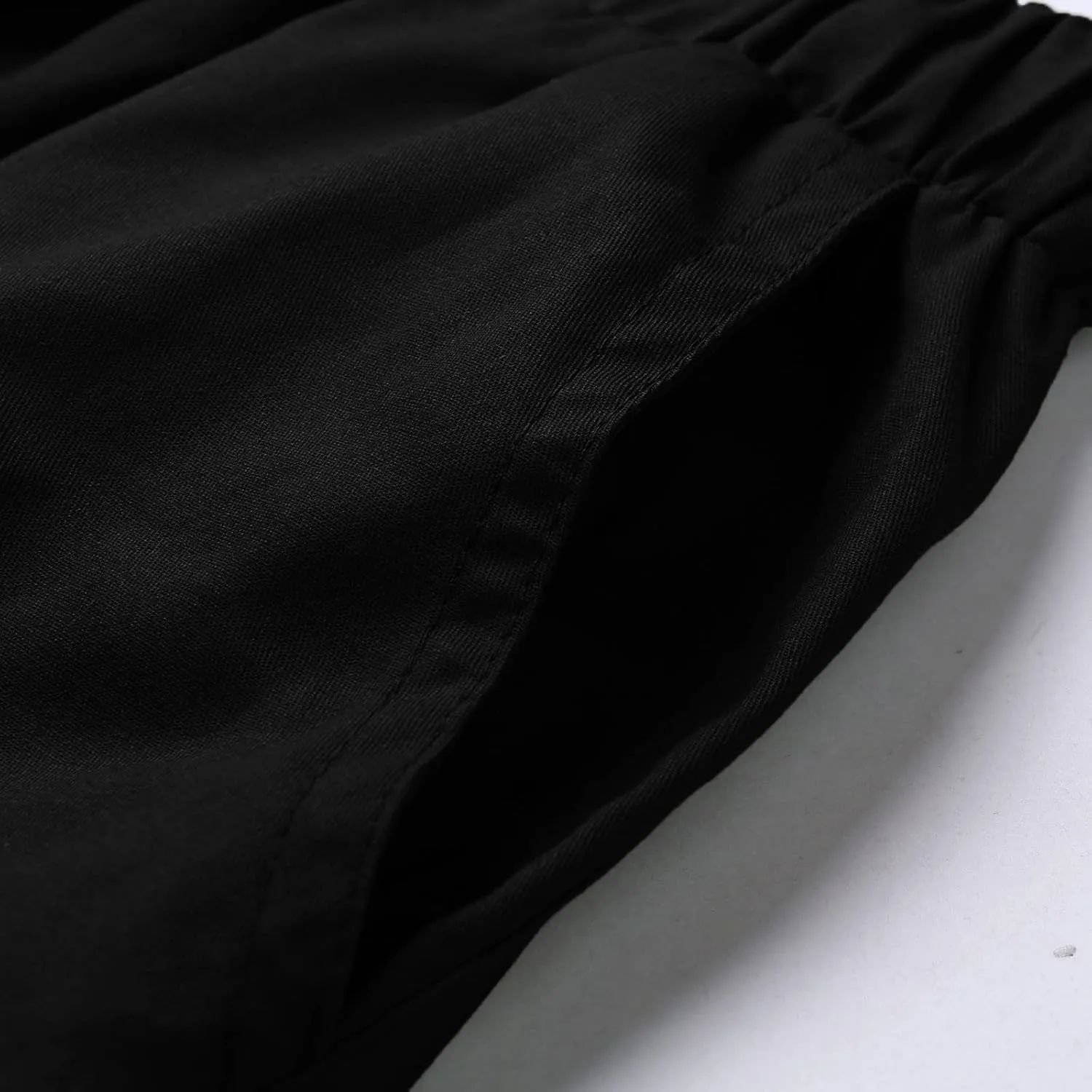 Mens Workout Cargo Sweatpants Heavyweight Fleece Cargo Sweatpants Stretch Elastic Waist Baggy Workout Jogger Pants