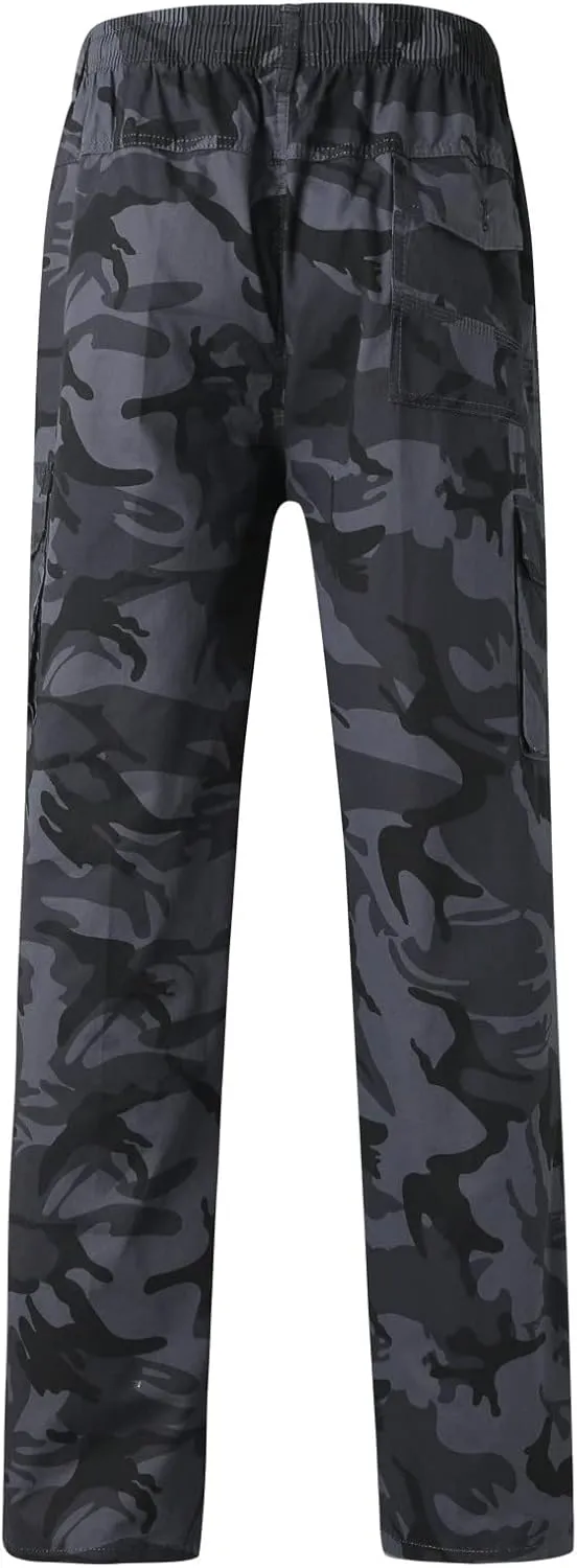Mens Workout Cargo Sweatpants Men's Pants Sweat Pants for Men Men's Basic Active Fleece Jogger Pants Regular and Big