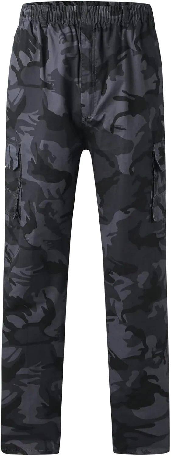 Mens Workout Cargo Sweatpants Men's Pants Sweat Pants for Men Men's Basic Active Fleece Jogger Pants Regular and Big