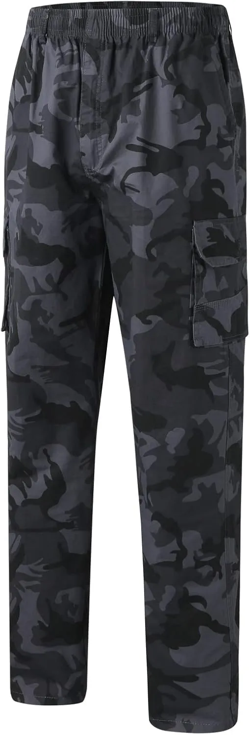Mens Workout Cargo Sweatpants Men's Pants Sweat Pants for Men Men's Basic Active Fleece Jogger Pants Regular and Big