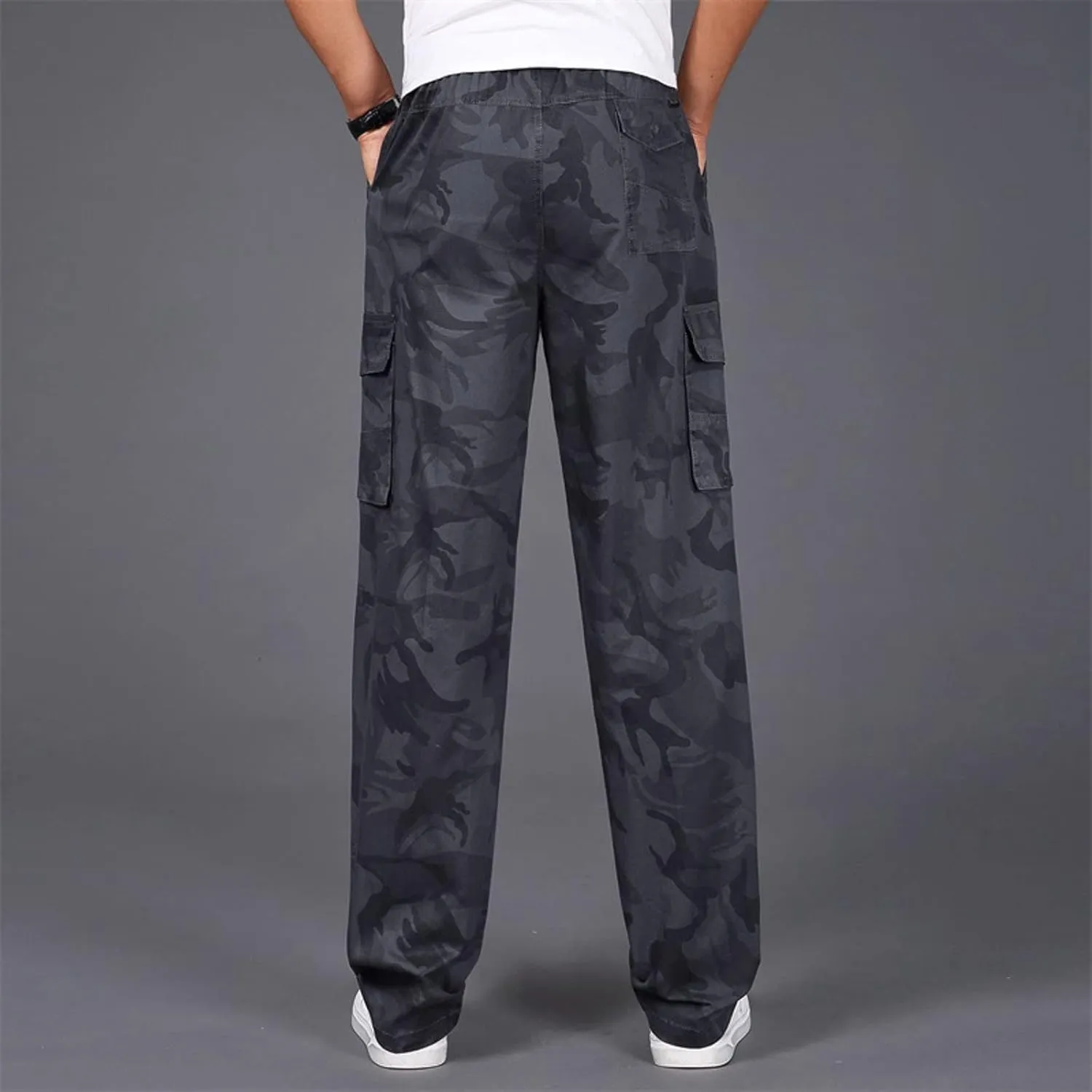 Mens Workout Cargo Sweatpants Men's Pants Sweat Pants for Men Men's Basic Active Fleece Jogger Pants Regular and Big