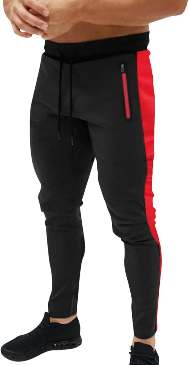 Mens Workout Cargo Sweatpants Pants Drawstring Waist Workout Outdoor Jogger Sweatpants Men Joggers Chino Cargo Pants