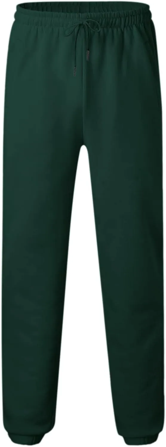 Mens Workout Cargo Sweatpants Work Jogger Pants with Pockets Mens Casual Pants Stretch Slim Fit Workout Bodybuilding