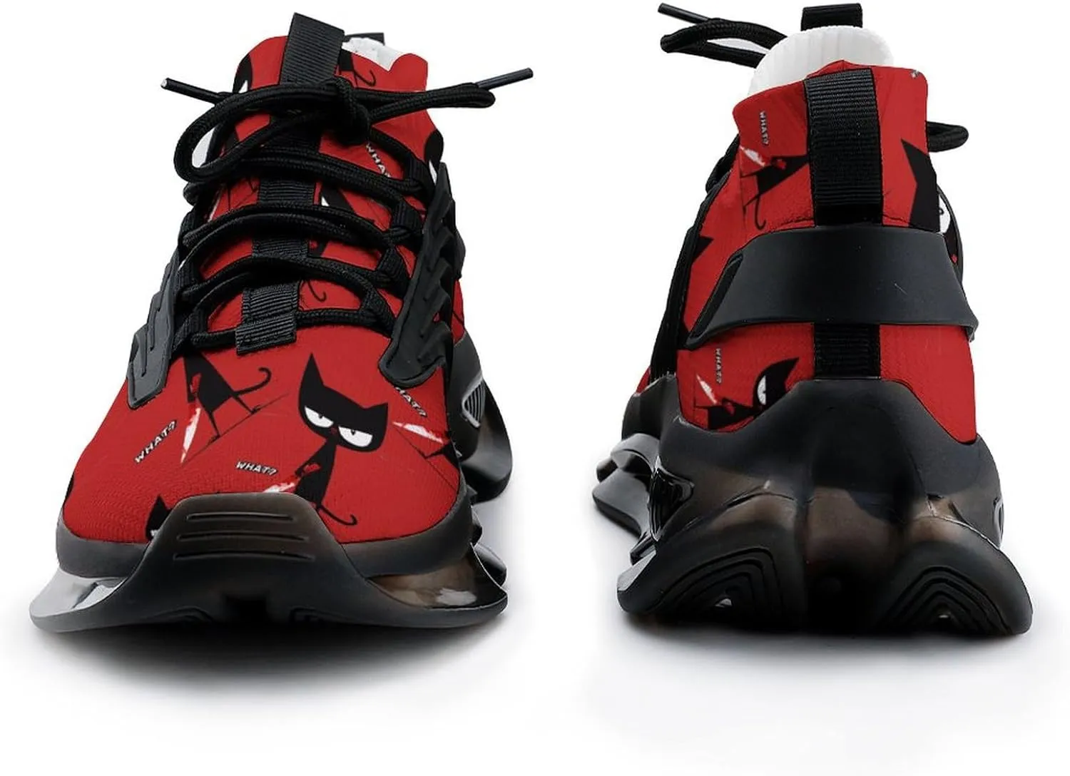 Murderous Cat Men's Tennis Shoes Fashion Athletic Sneakers for Sport Walking Running Workout