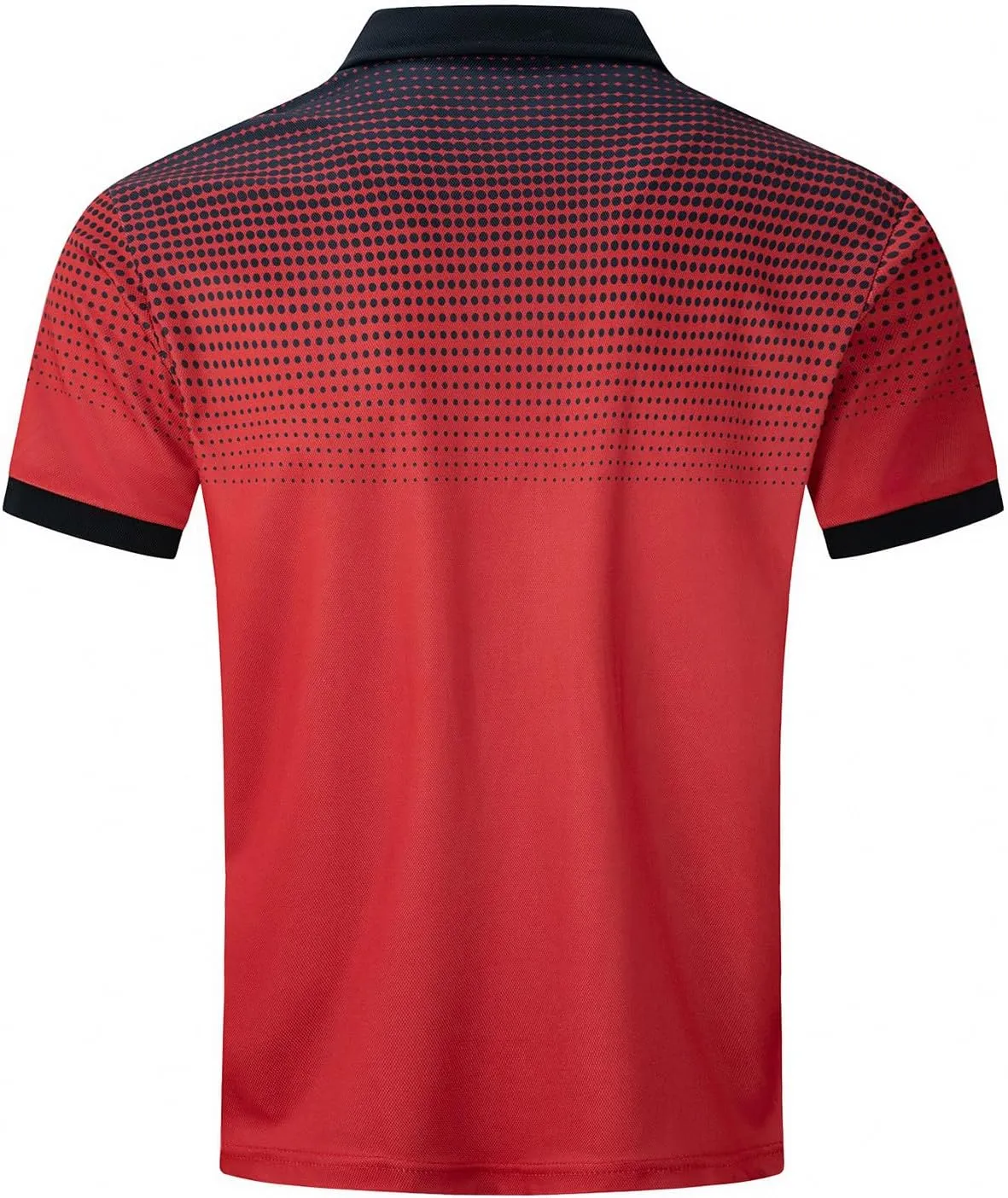 Muscularfit Polo Shirts for Men Big and Tall Short Sleeve Button Down Henley Shirt Loose Gradient Color Summer Beach Pullover