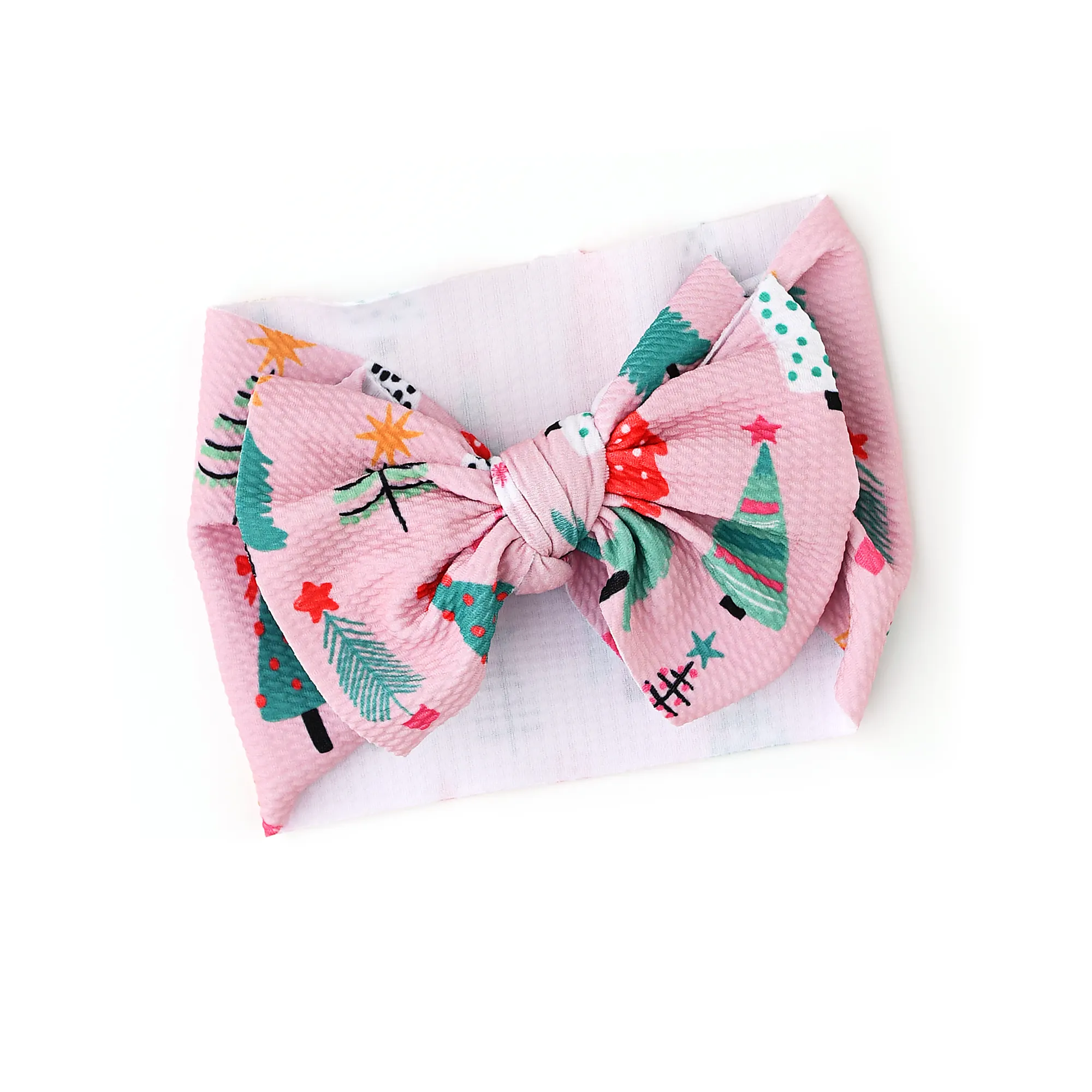 Noelle Pink Trees HEADWRAP