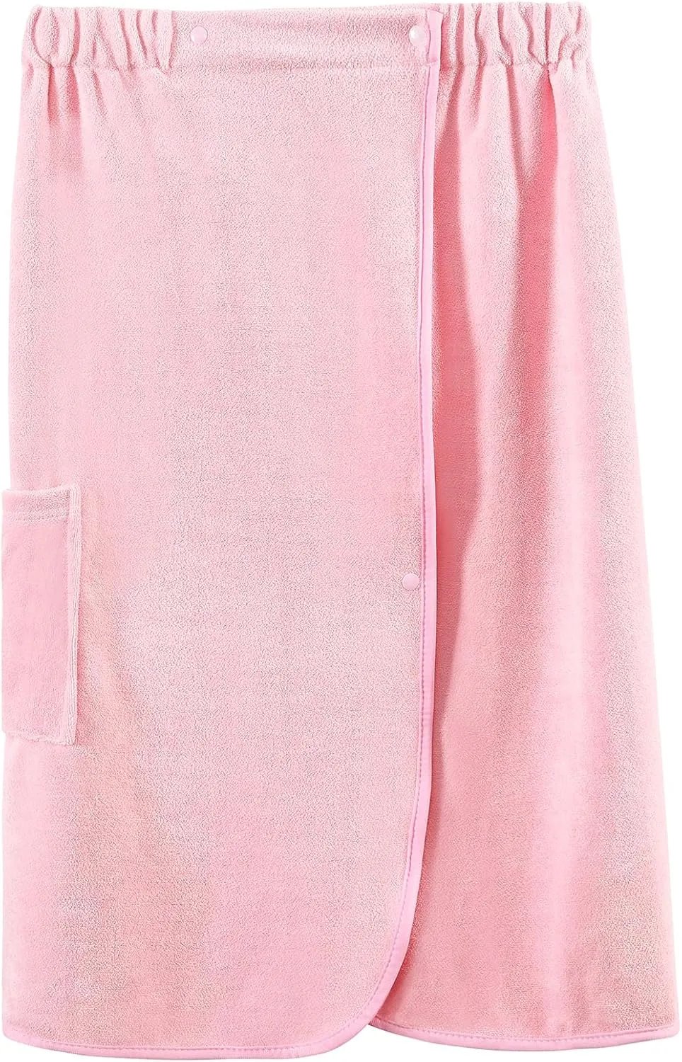 Orrpally Women Shower Wrap Robe Bath Body Towel Wrap Spa Bathrobe Adjustable Snap Closure