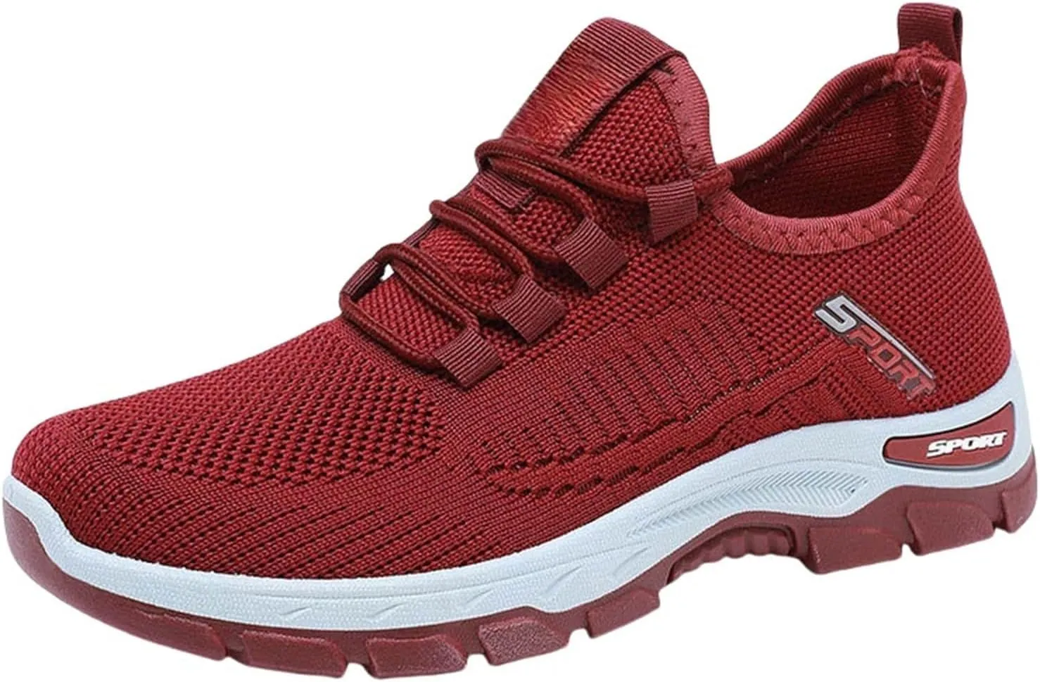 Ortho Running Shoes for Women Men Plantar Fasciitis Orthopedic Sneakers,Lightweight Breathable Mesh Knitted Hiking Shoes,Outdoor Arch Support Tennis Athletic Non Slip Sneakers with Wide Toe Box
