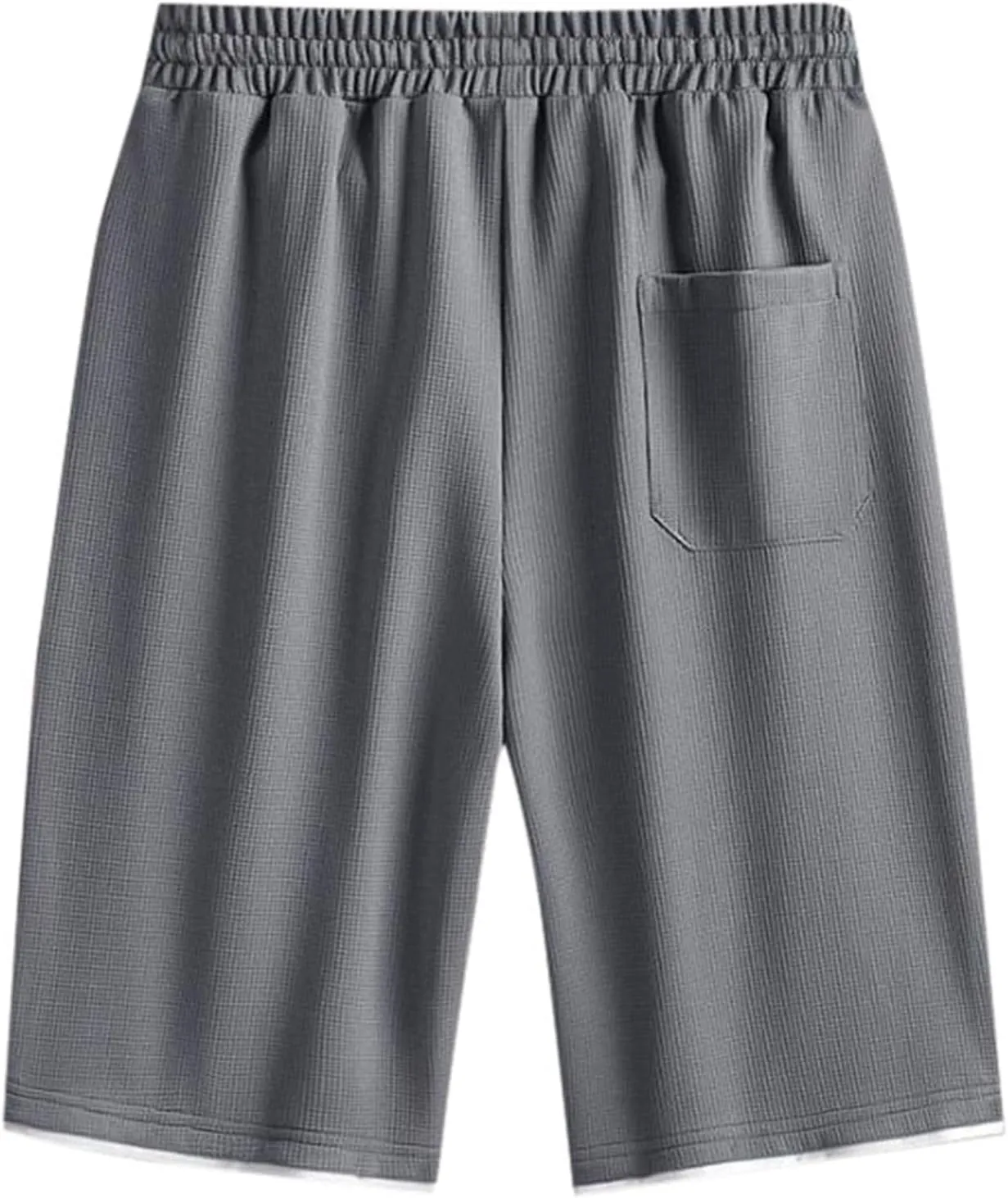Pajama Shorts Men, Summer Fashion Straight Leg Simple Casual Pants Loose Plus Size Summer Beach Men's Shorts