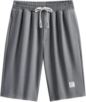 Pajama Shorts Men, Summer Fashion Straight Leg Simple Casual Pants Loose Plus Size Summer Beach Men's Shorts