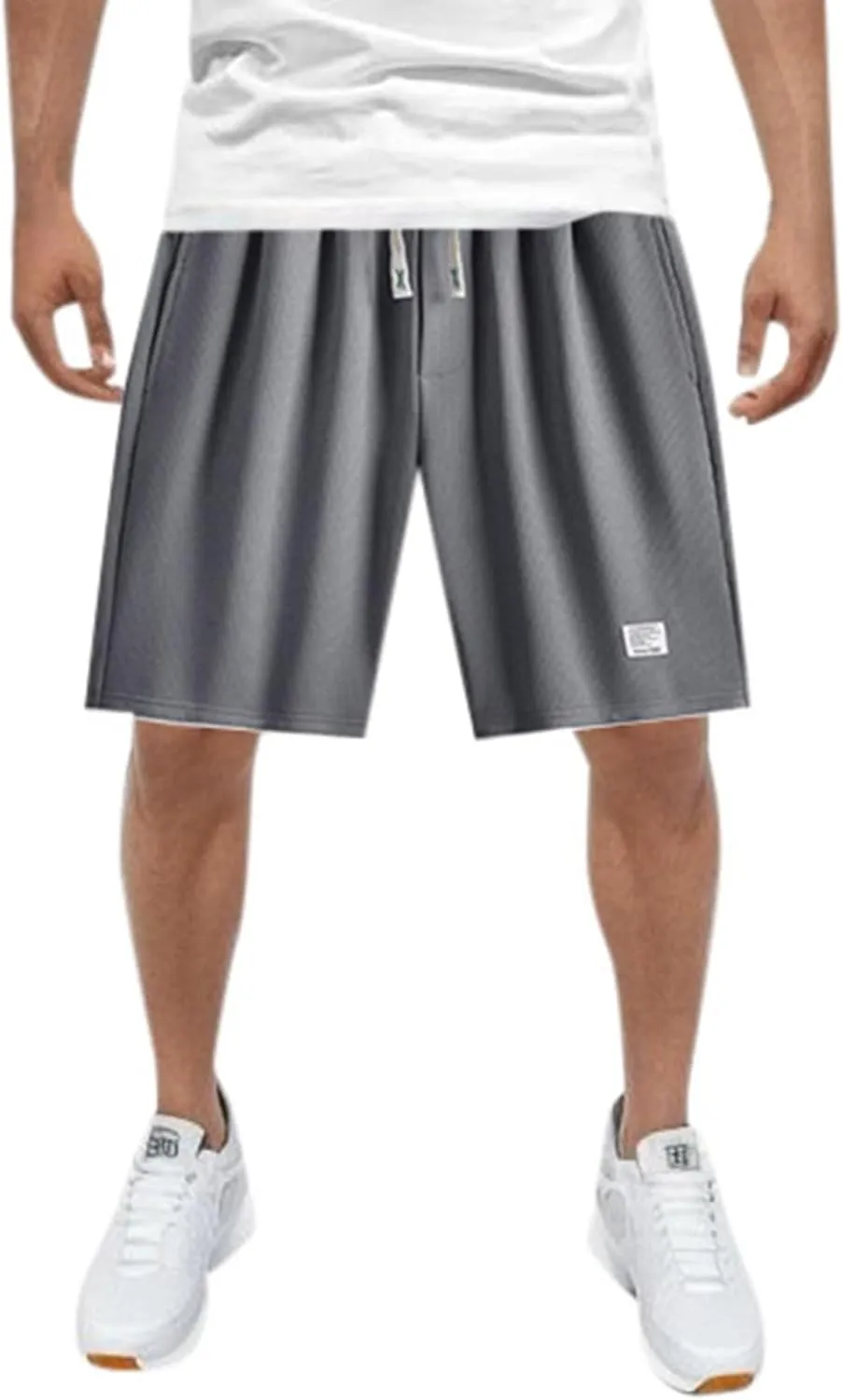 Pajama Shorts Men, Summer Fashion Straight Leg Simple Casual Pants Loose Plus Size Summer Beach Men's Shorts