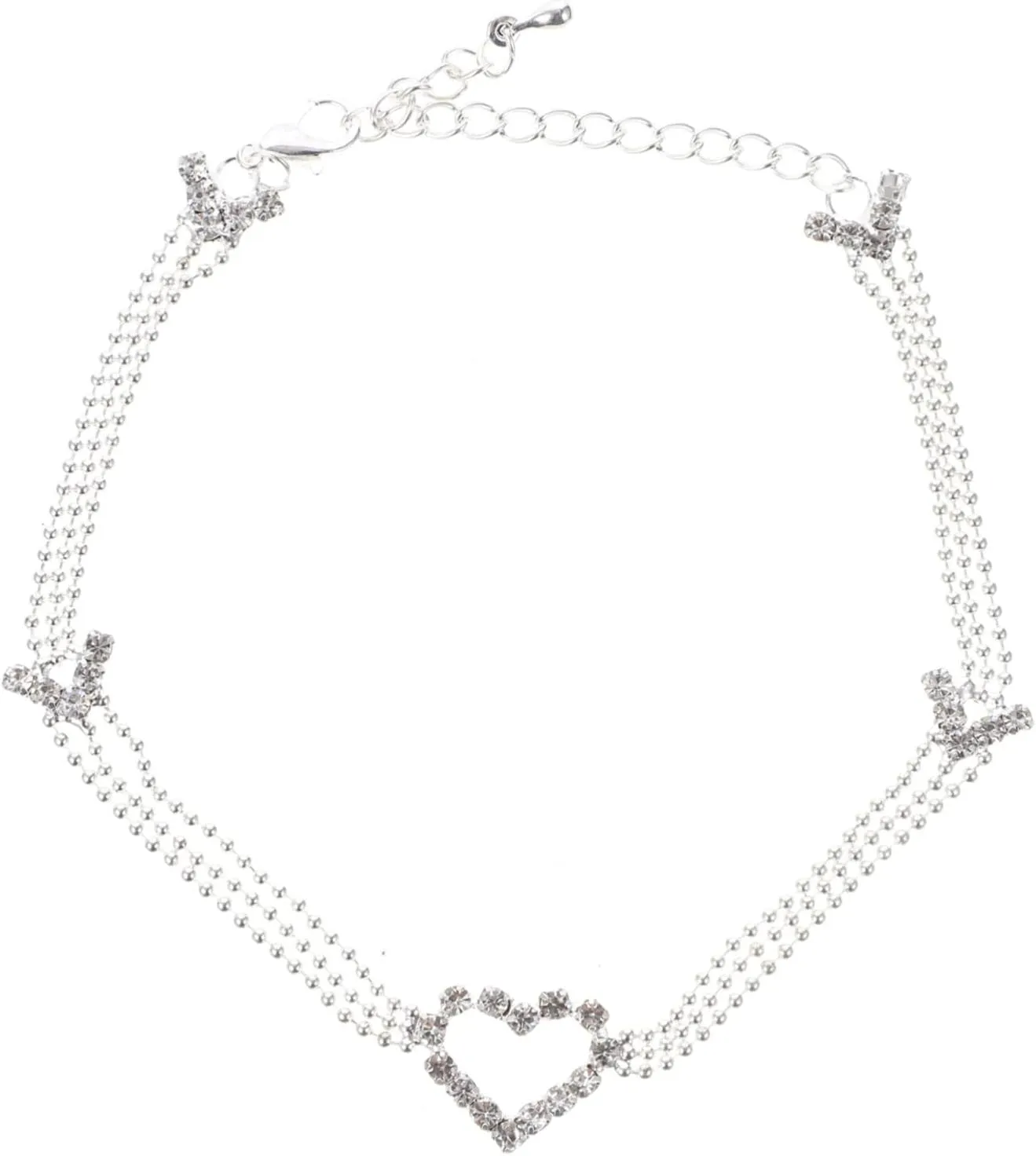 PartyKindom Creative Multi Titanium Steel Ankle Bracelet for Women Delicate Foot Chain Jewelry Comfortable and Versatile for Any Outfit present for