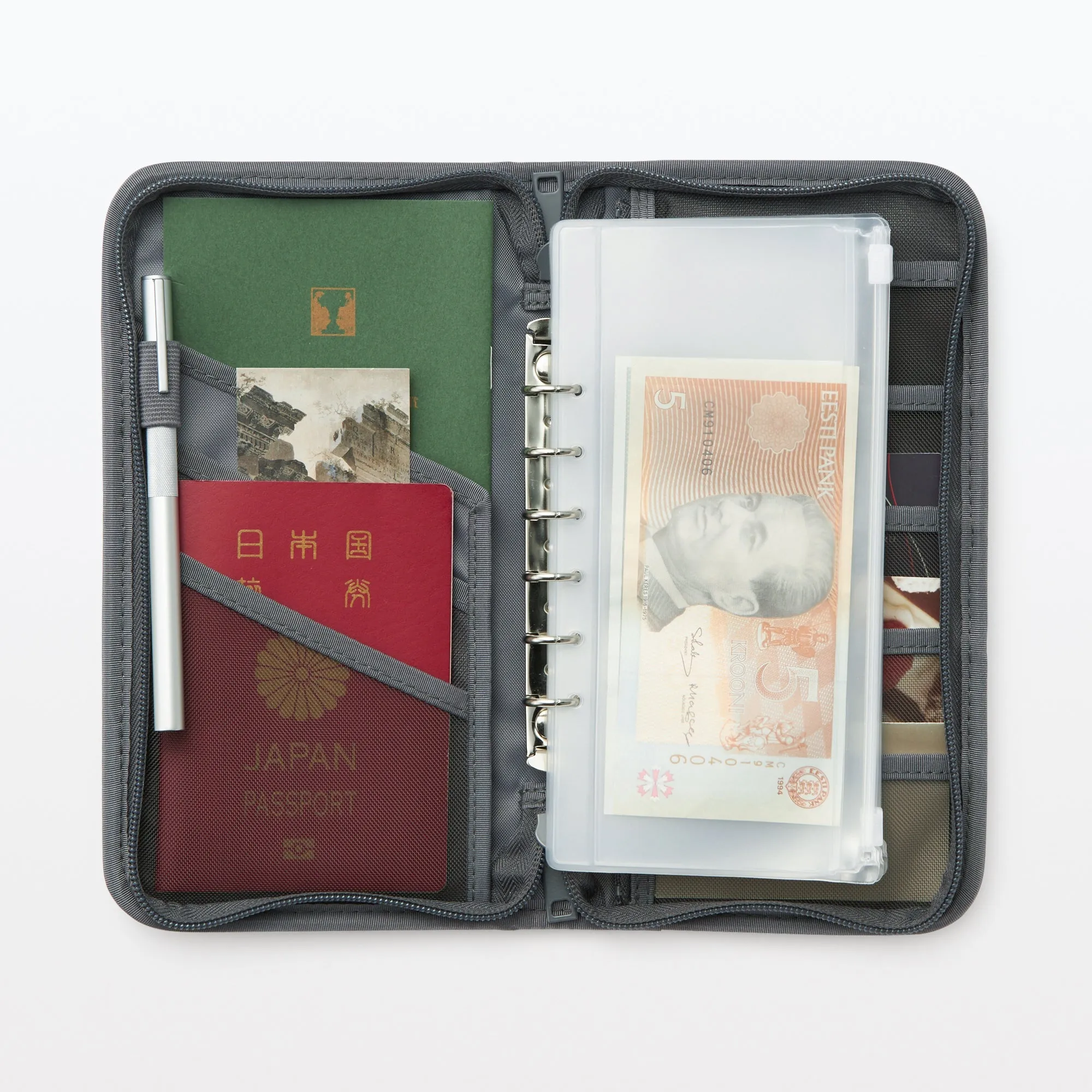 Passport Case with Pocket
