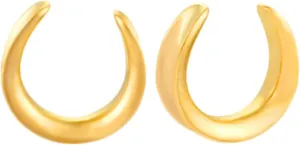 Piercing Jewelry Surgical Steel, Body Piercing Jewelry for Ears U Shape Ear Stretcher Saddle Plugs Gauge