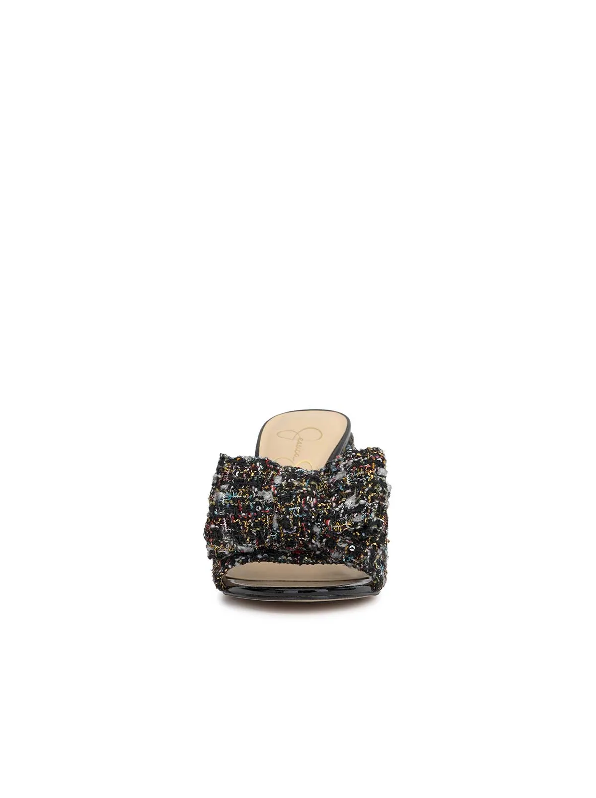 Romilda Bow Sandal in Tweed Sparkle
