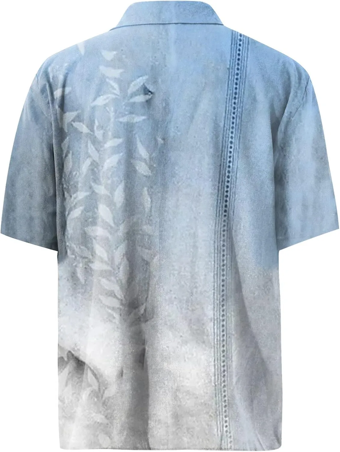RTRDE Men's Shirts Spring Summer Casual Cotton Linen Solid Color Short Sleeve Shirts Loose Button Down Shirt Men, M-4XL