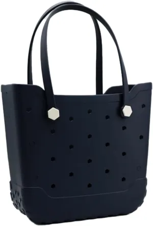 Rubber Beach Tote Bag for Men & Women, Waterproof Beach Bags EVA Travel Tote for Sports Outdoor Beach