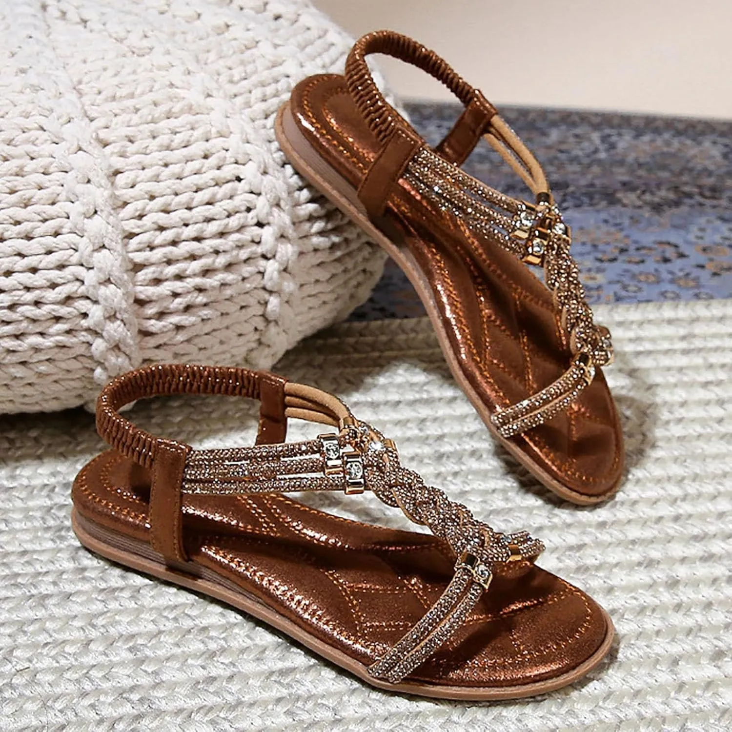 Sandals Women's Summer Elegant, Orthopaedic Shoes Women, Open Toe Flip Flops, Comfortable Sandals, Leisure Mules, Trendy Outdoor Beach Slippers