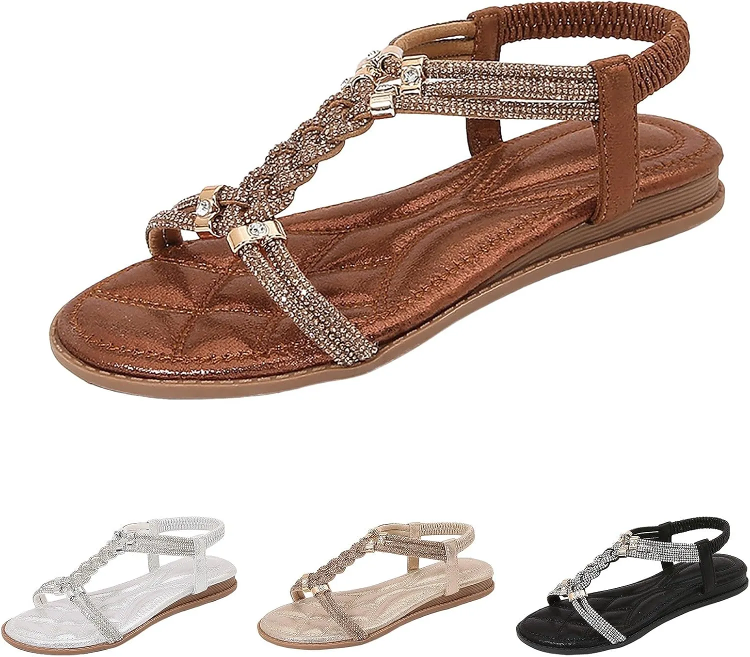 Sandals Women's Summer Elegant, Orthopaedic Shoes Women, Open Toe Flip Flops, Comfortable Sandals, Leisure Mules, Trendy Outdoor Beach Slippers