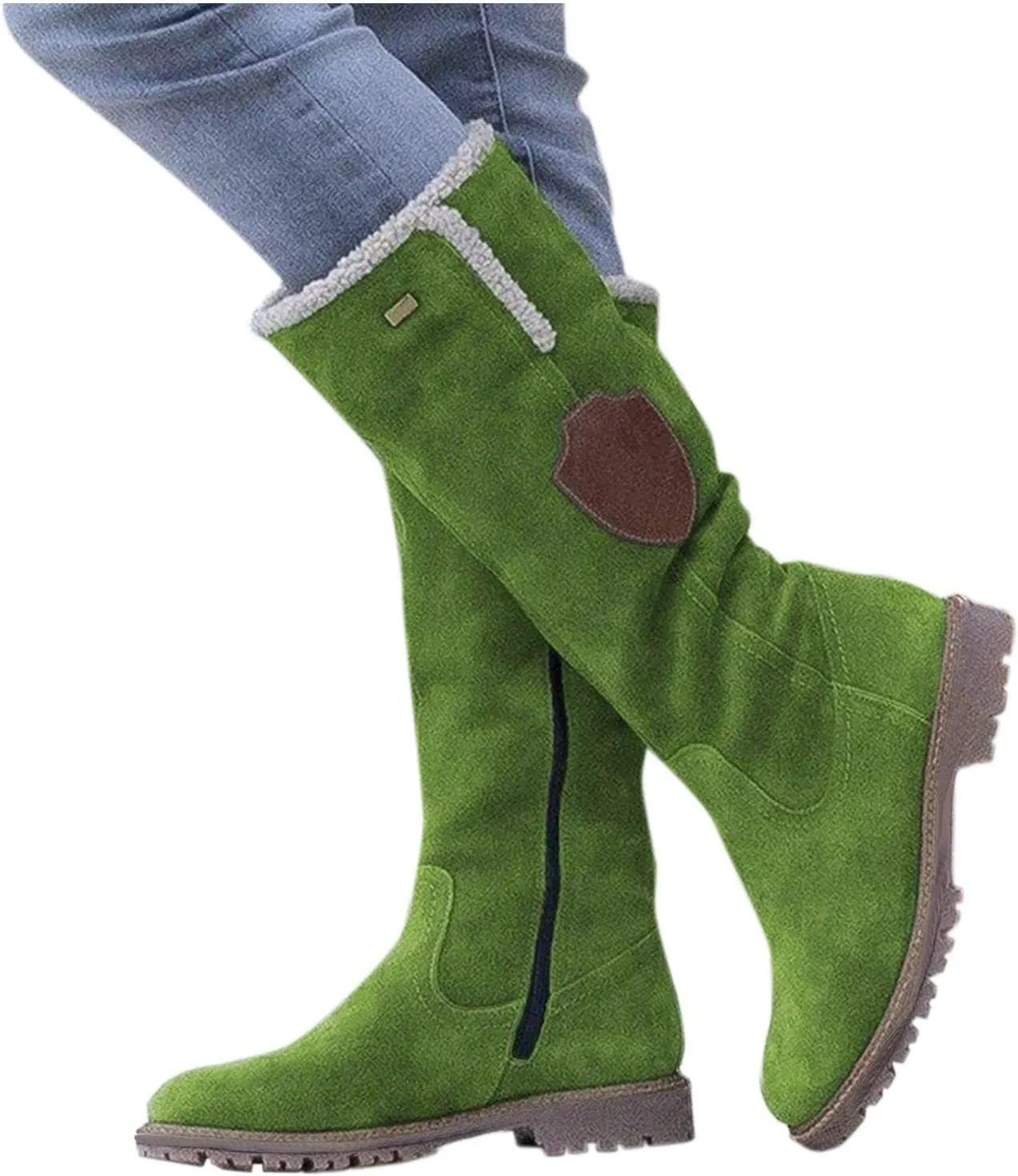 SBGMoSJ Winter Boots for Woman Cute Women's Wide Width Waterproof Slip on Ankle Boots for Swollen Feet Winter Woman Boots Women's Tall Black Winter Boots Waterproof Winter Boots Youth