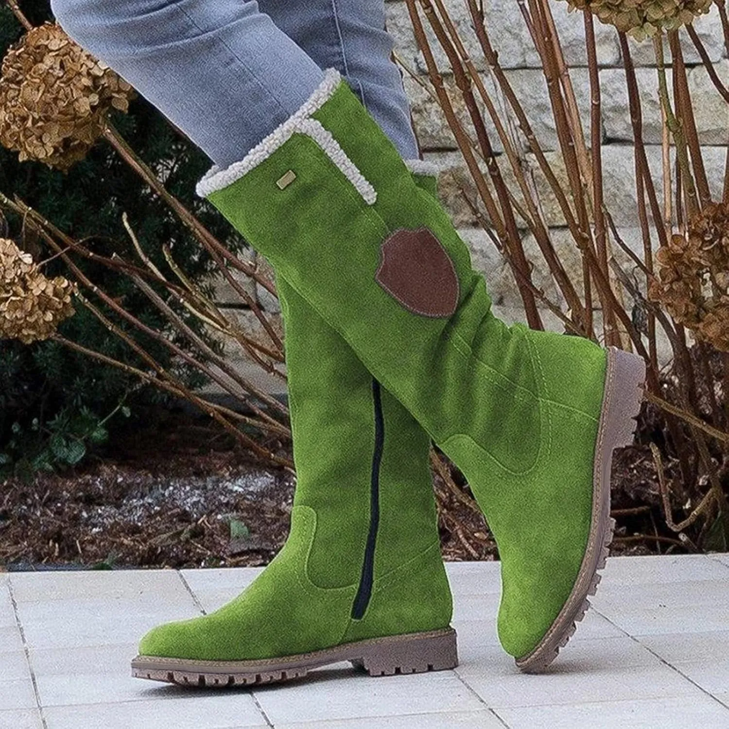 SBGMoSJ Winter Boots for Woman Cute Women's Wide Width Waterproof Slip on Ankle Boots for Swollen Feet Winter Woman Boots Women's Tall Black Winter Boots Waterproof Winter Boots Youth