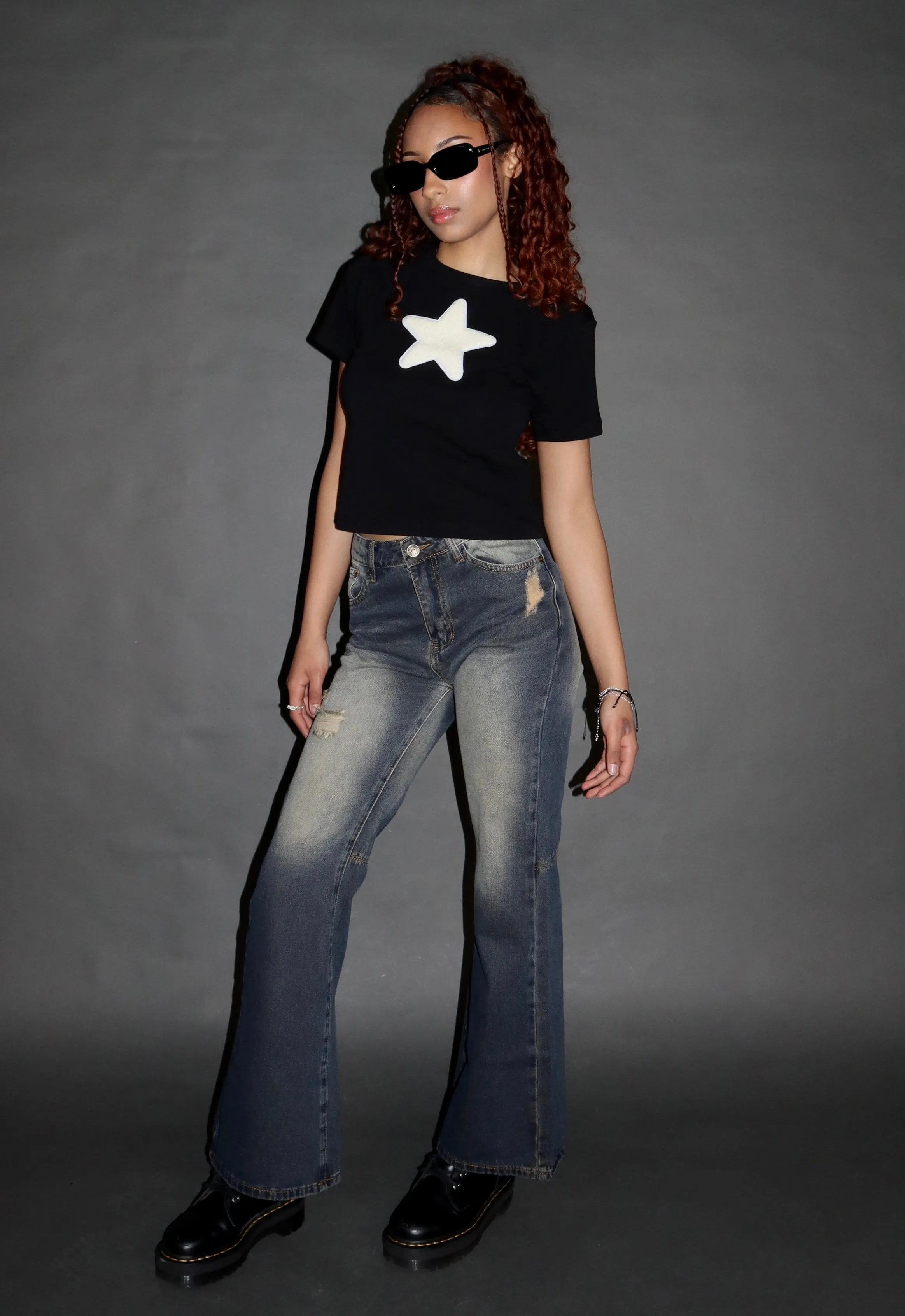 SCG MADE | Black Star Baby Tee