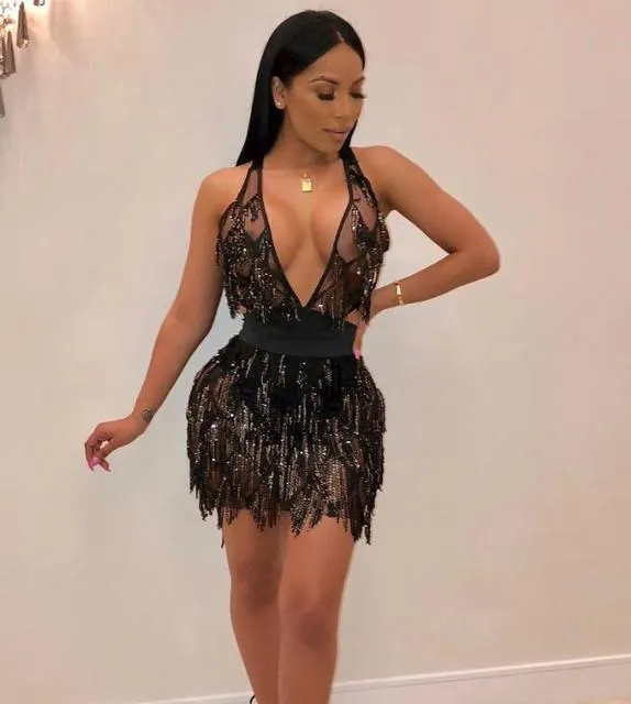 Sequins summer Dress