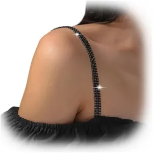 Sexy Rhinestone Shoulder Strap Chain Jewelry Crystal Underwear Bra Shoulder Chain Festival Body Jewelry for Women