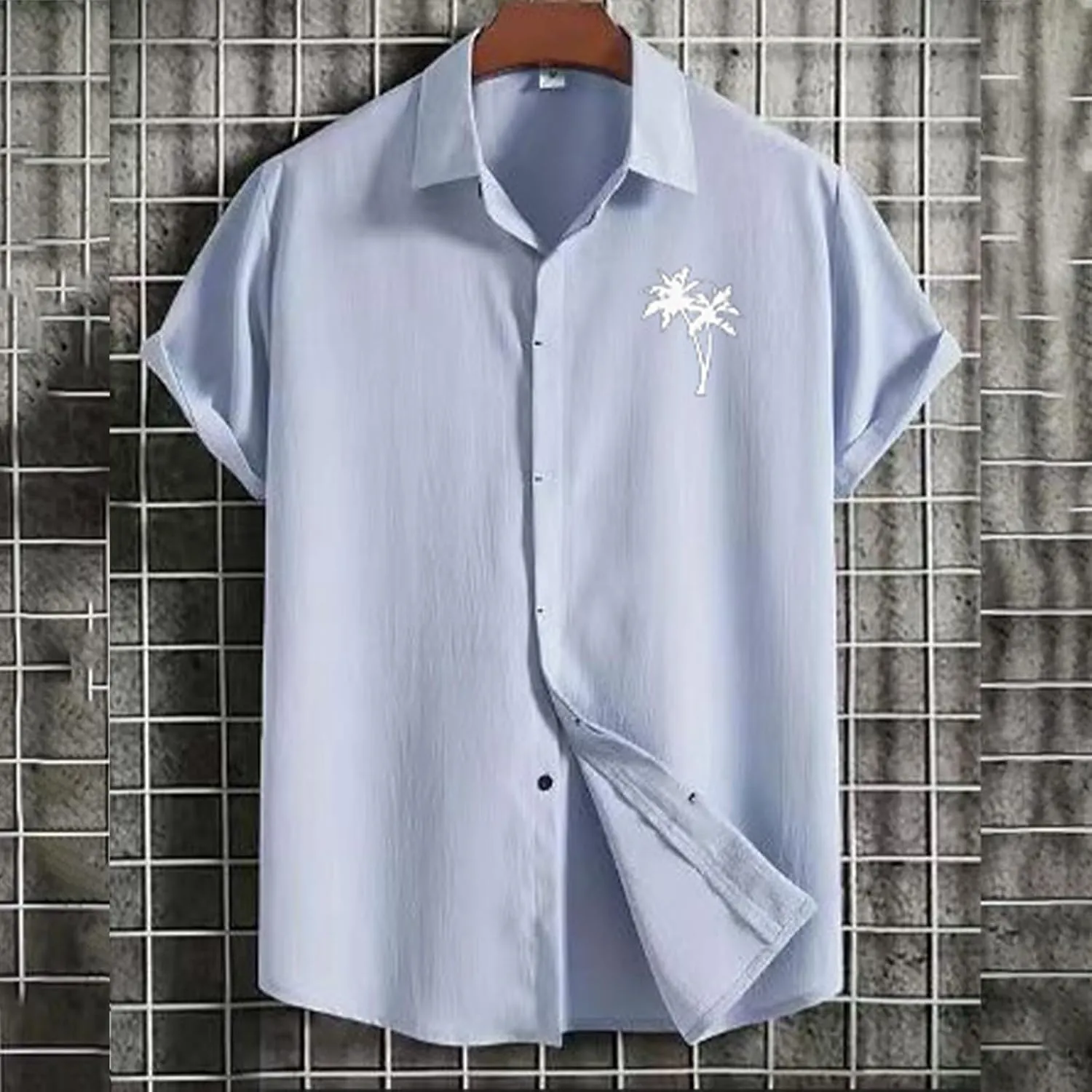Short Sleeve Shirts for Men Cotton Linen Casual Summer Loose Fit Shirt Big and Tall Fashion Oversized Stylish Holiday Tshirts