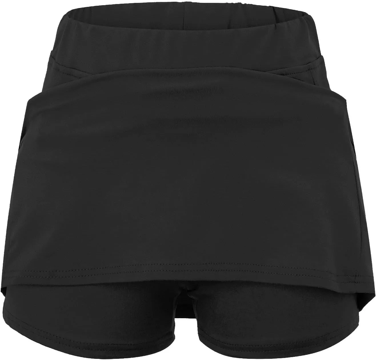 Skorts for Women Tummy Control High Waisted Athletic Workout Tennis Yoga Golf Skirts with Shorts Pockets Biker Shorts