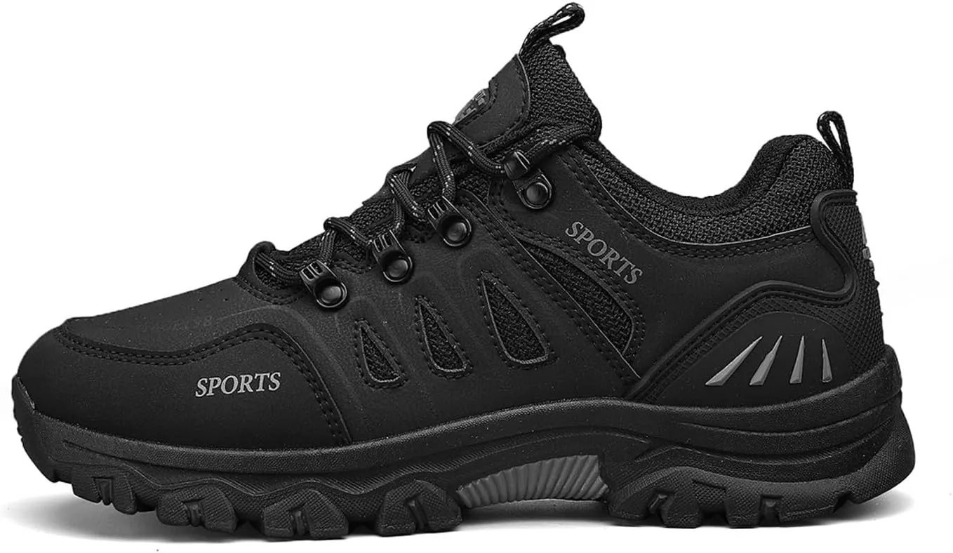 Slip on Walking Shoes for Men Comfortable PU Leather Hiking Shoes Memory Foam Ultra Lightweight Breathable Fashion Sneakers Non Slip Travel Jogging Athletic Running Shoes