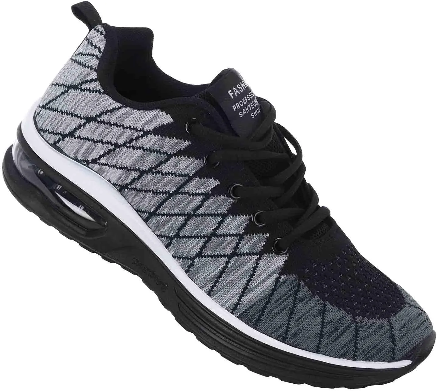 Slip on Walking Shoes Men Comfort Memory Foam Breathable Mesh Fashion Sneakers Non Slip Travel Jogging Workout Tennis Shoes Wide Width