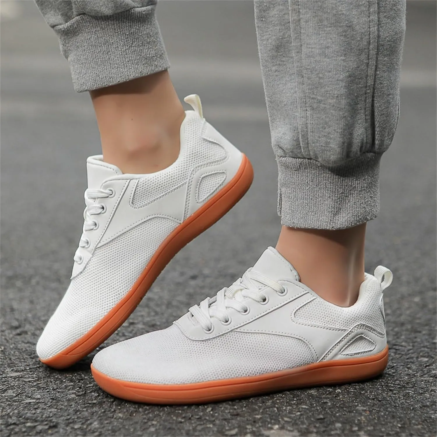 Slip on Walking Shoes Men Comfort Memory Foam Ultra Lightweight Breathable Fashion Low Top Sneakers Non Slip Arch Support Vacation Training Gym Shoes Wide Width