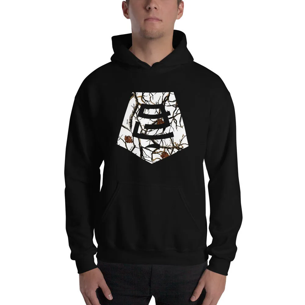 Snow Tree Camo Hoodie Black