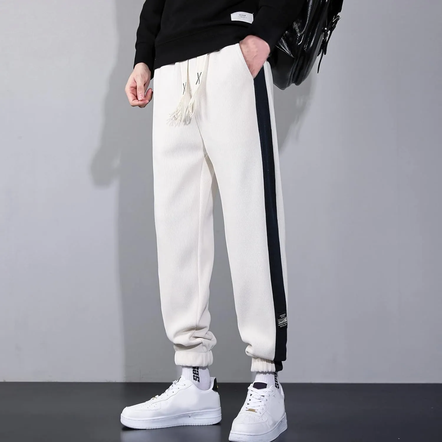 Sweatpant for Men with Pockets Sweatpants Workout Sports Running Pant Zipper Pockets Pants for Men with Zipper Casual